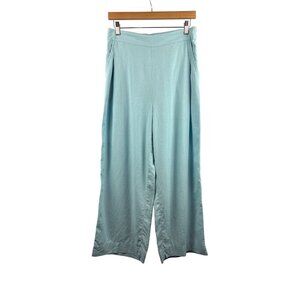 Women’s Madewell Size 6 Sky Blue Linen Billowy Pants